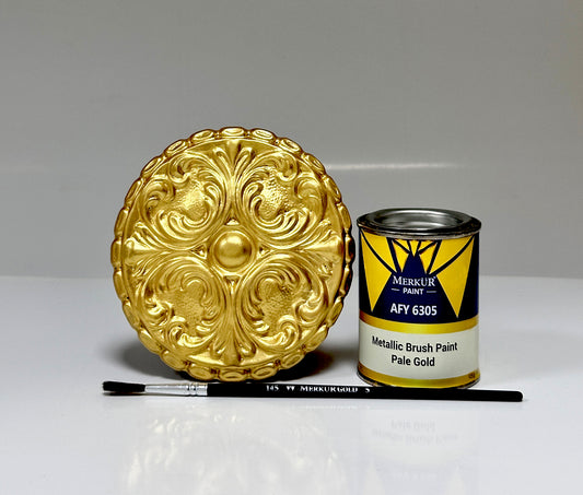 1K - AFY6305 Shiny Gold Brush Paint - Solvent - Based Acrylic 750g (1.65lb)