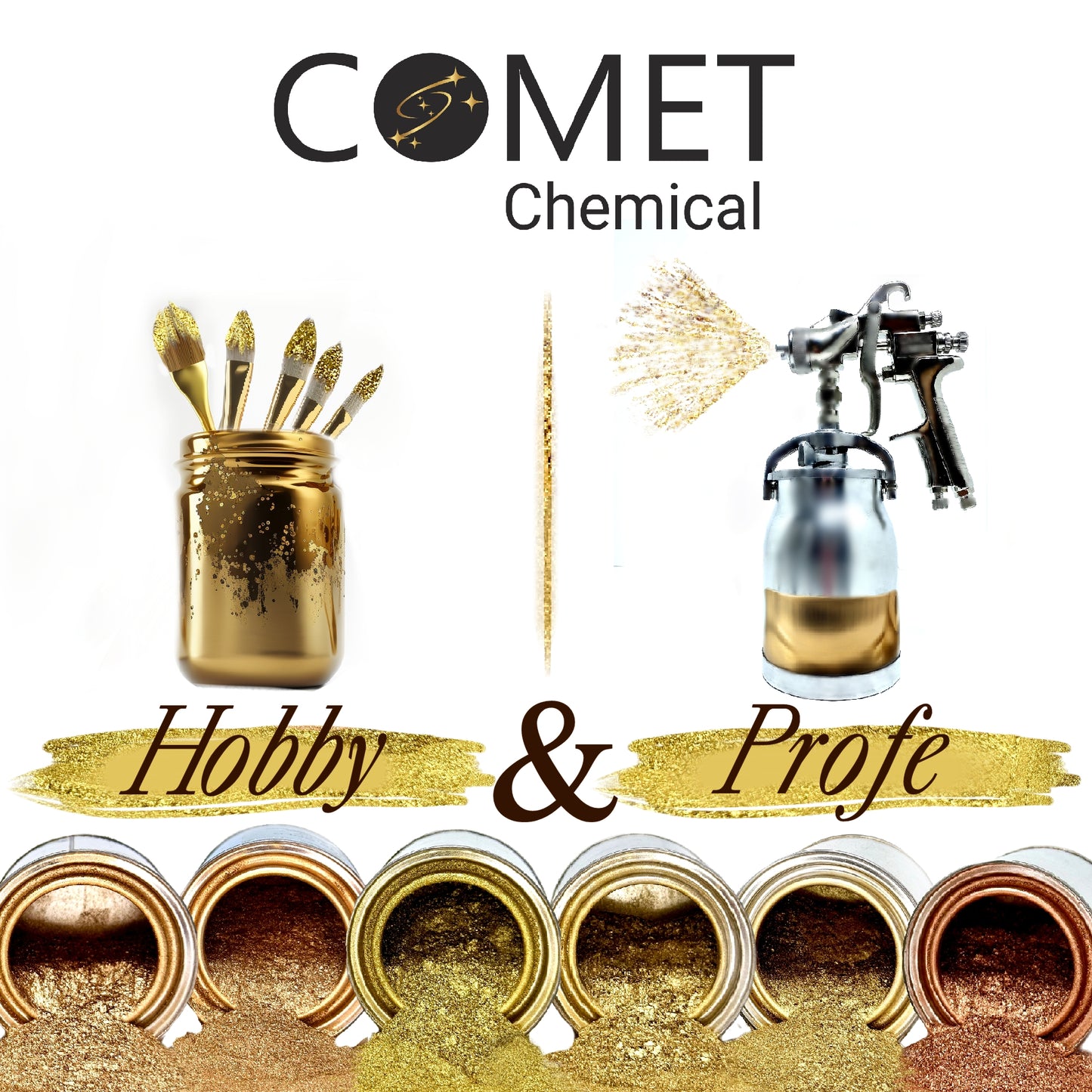 Bronze Powder Pigment - Rich Pale Gold