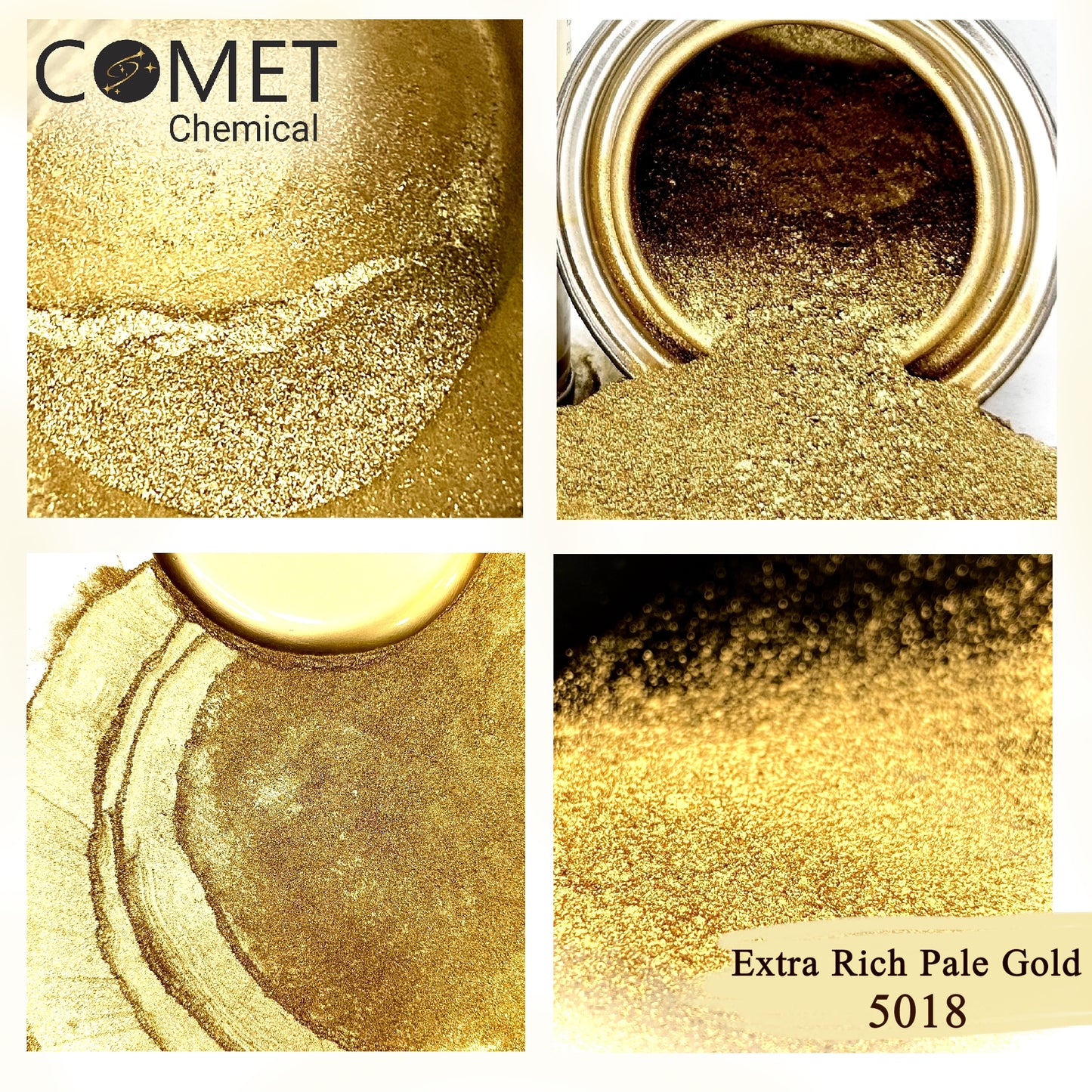 Bronze Powder Pigment - Extra Rich Pale Gold