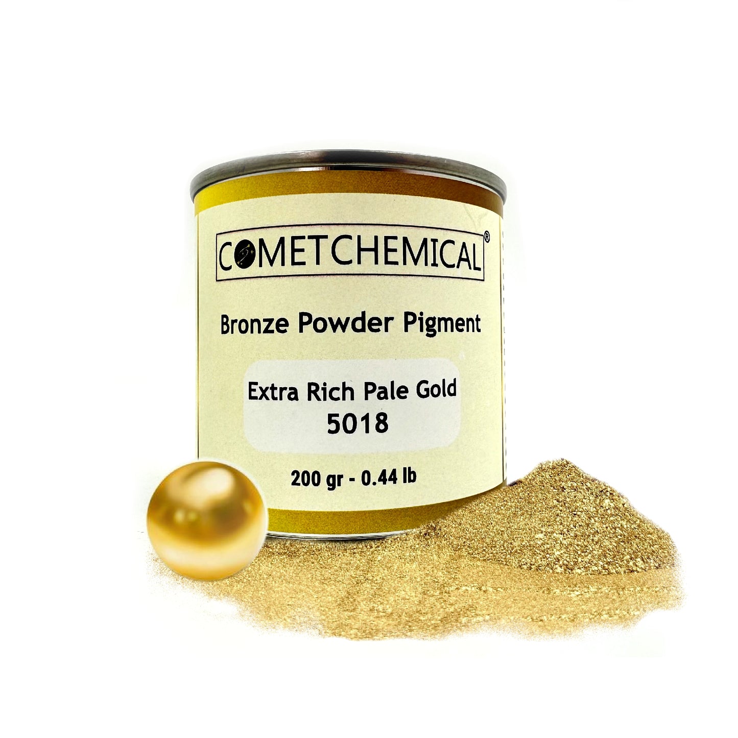 Bronze Powder Pigment - Extra Rich Pale Gold