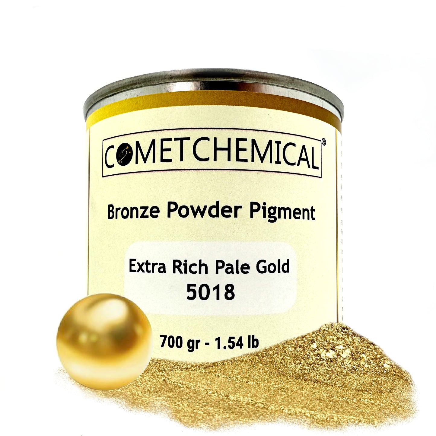 Bronze Powder Pigment - Extra Rich Pale Gold
