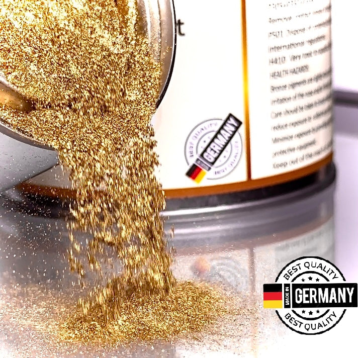 Bronze Powder Pigment - Pale Gold 1.76oz (50g)