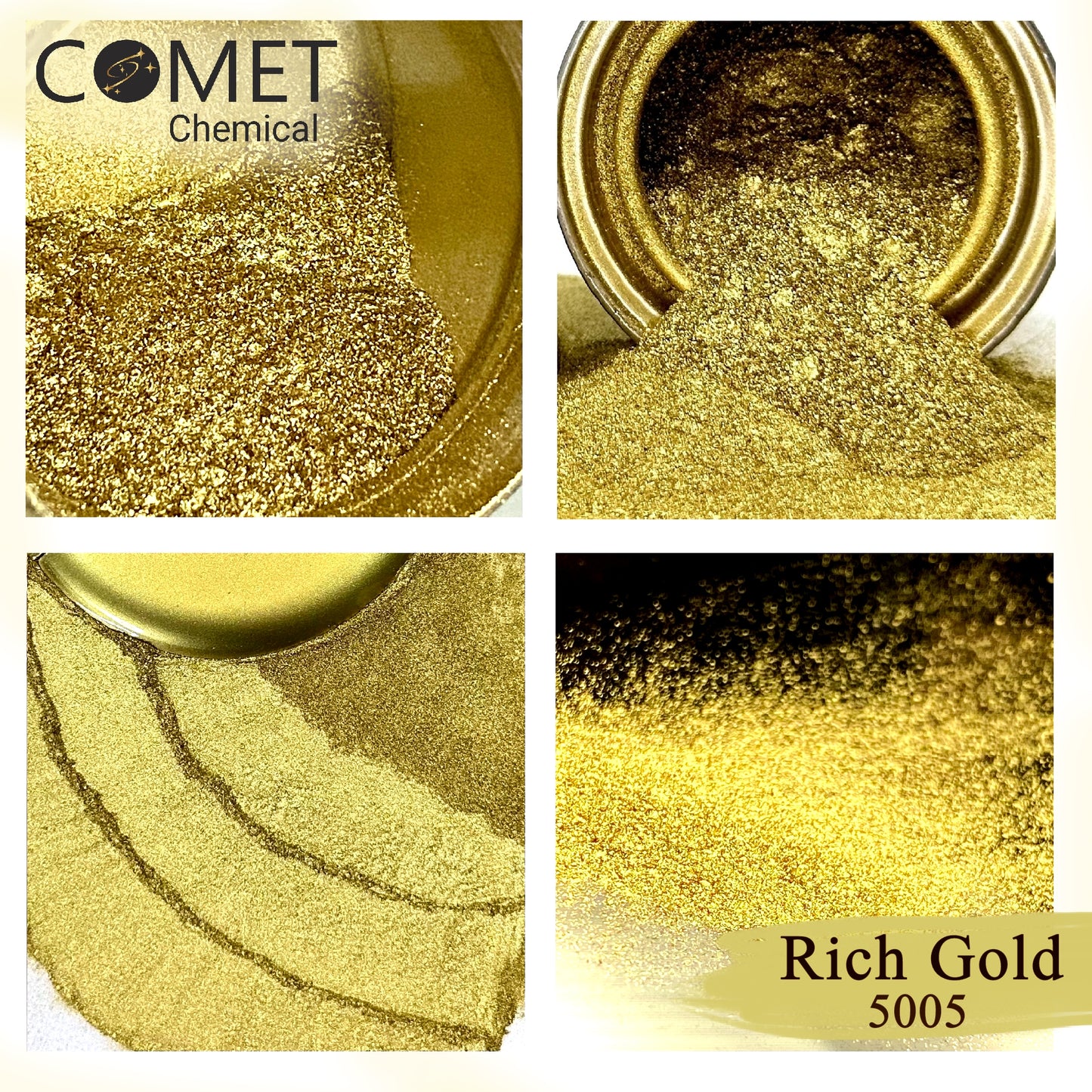 Bronze Powder Pigment - Rich Gold