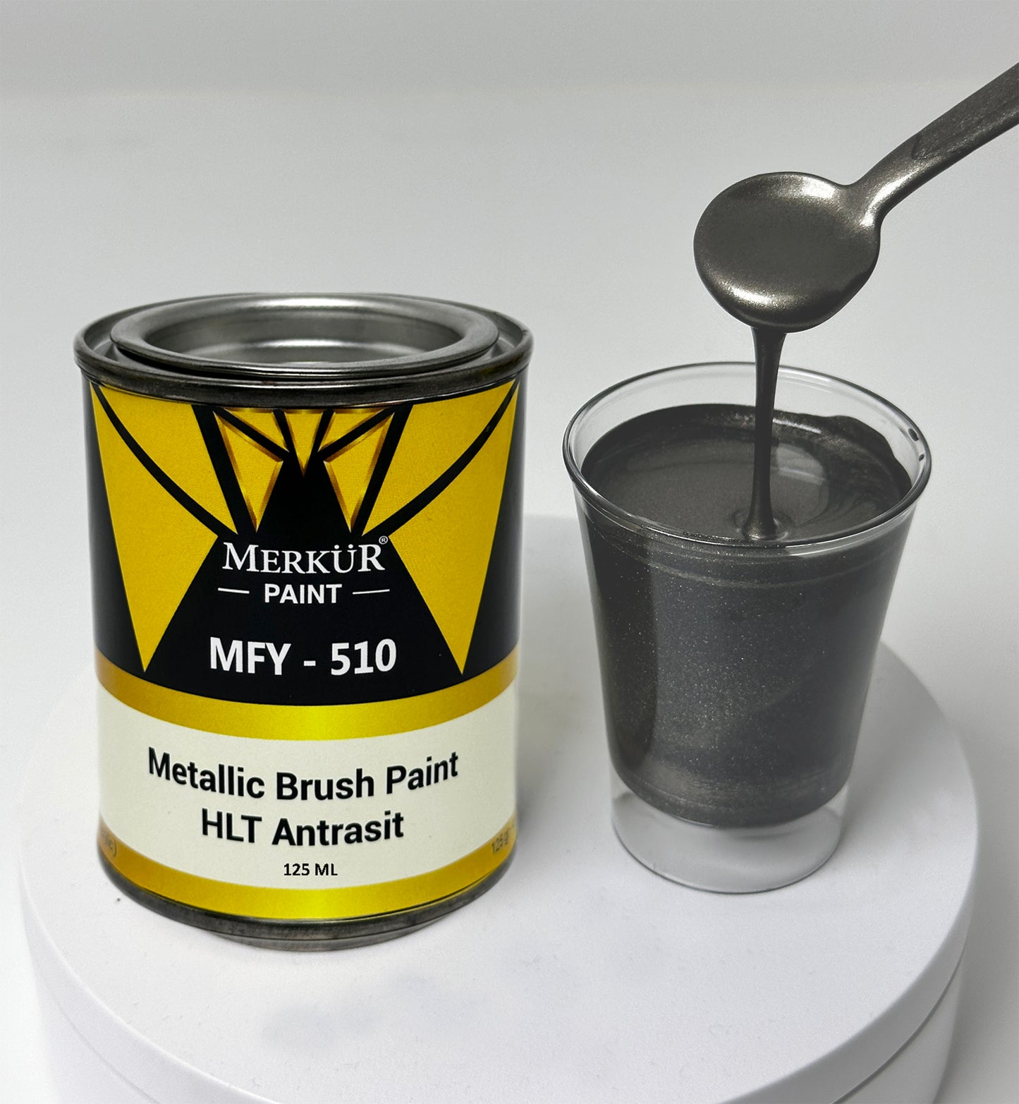 1K - MFY510 HLT Antrasit Brush Paint - Solvent Based Acrylic 750g (1.65lb)
