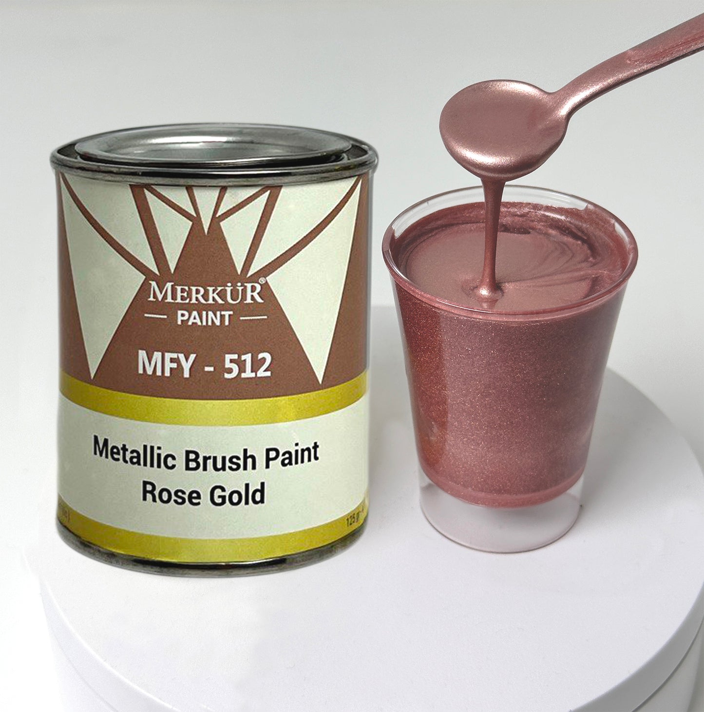 1K - MFY512 Rose Gold Brush Paint - Solvent Based Acrylic 750g (1.65lb)