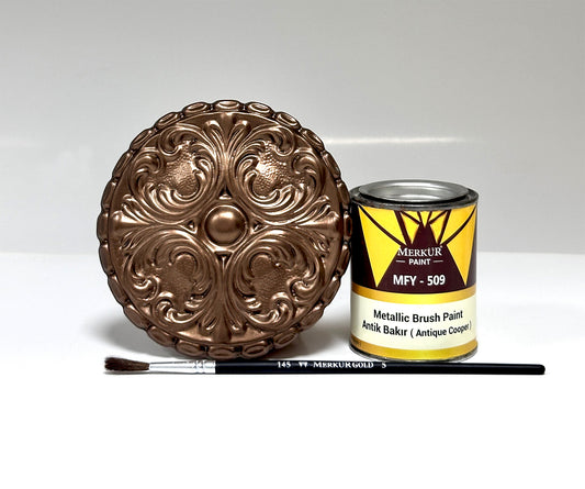 1K - MFY509 Antique Copper Brush Paint - Solvent Based Acrylic 750g (1.65lb)